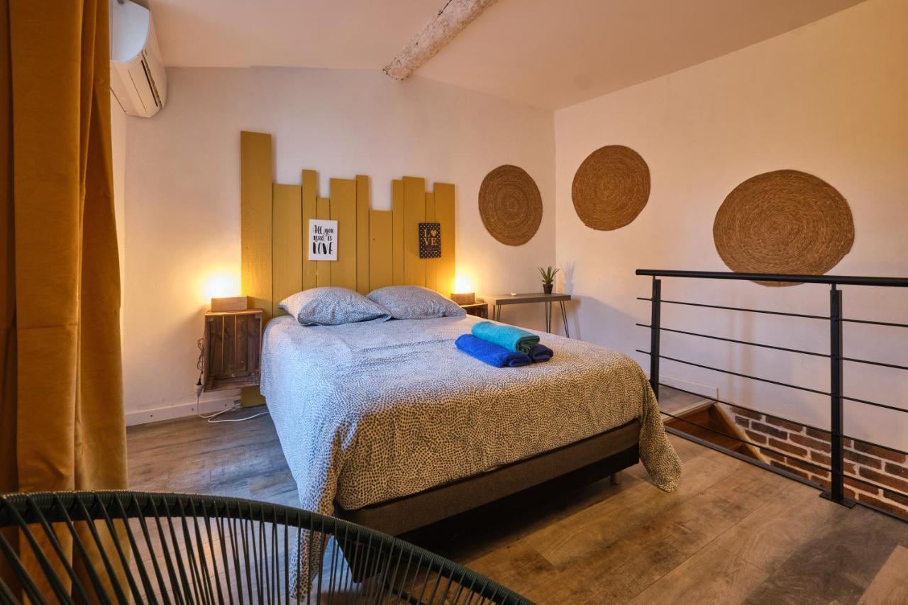 Melina - Jacuzzi - Maison Avec Cour Climatisee Proche Cite Medieval Carcassonne Eksteriør bilde